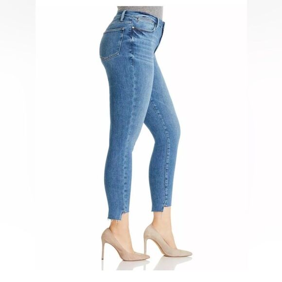 Frame Denim Le High Skinny Raw Hem Medium Westway Wash 28 NWT $278 - Picture 1 of 6